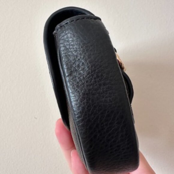 NWT! RARE! Coach F88007 Jade Mini Belt Bag In Signature Canvas & Brown Black - Picture 4 of 13